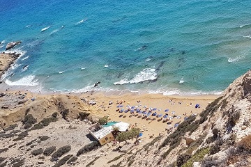κόκκινη άμμος παραλία